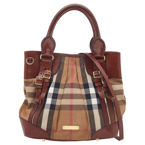 Burberry Bridle Whipstitch Tote 